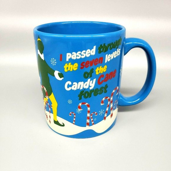 Elf Coffee Mug. "I passed through the seven levels of the candy cane forest" - Picture 12 of 12